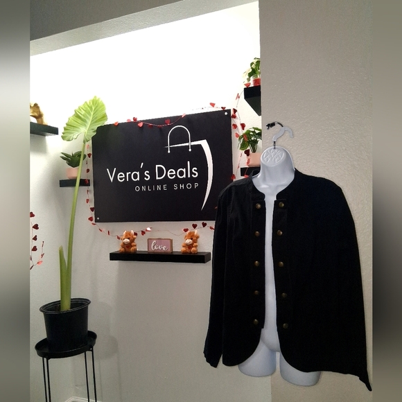 Torrid Black Women's Blazer with Gold Buttons - Picture 6 of 14